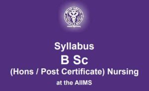 AIIMS BSc Nursing Entrance Exam Syllabus 2024 in Hindi & Exam Pattern