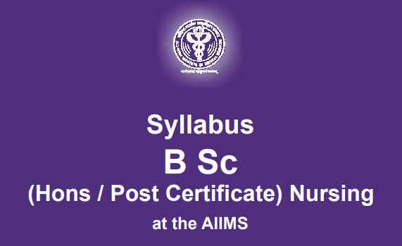 AIIMS BSc Nursing Entrance Exam Syllabus 2024