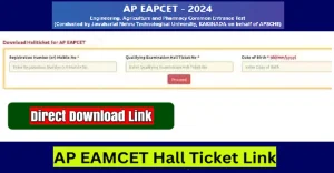 AP EAMCET Hall Ticket 2024 Download Manabadi