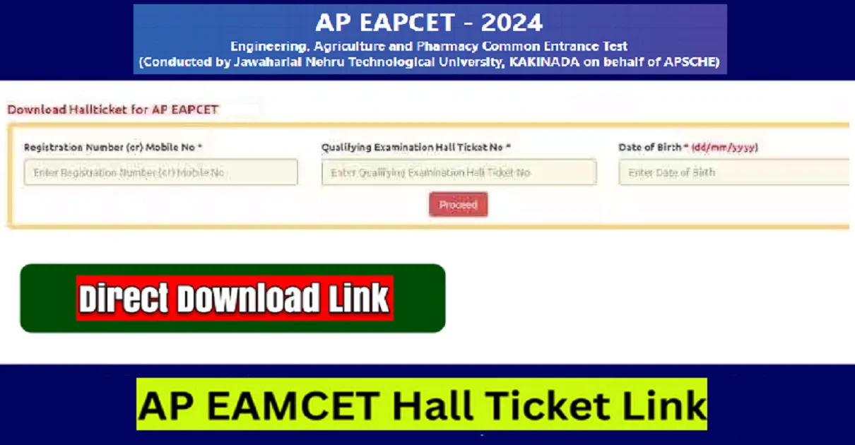 AP EAMCET Hall Ticket 2024