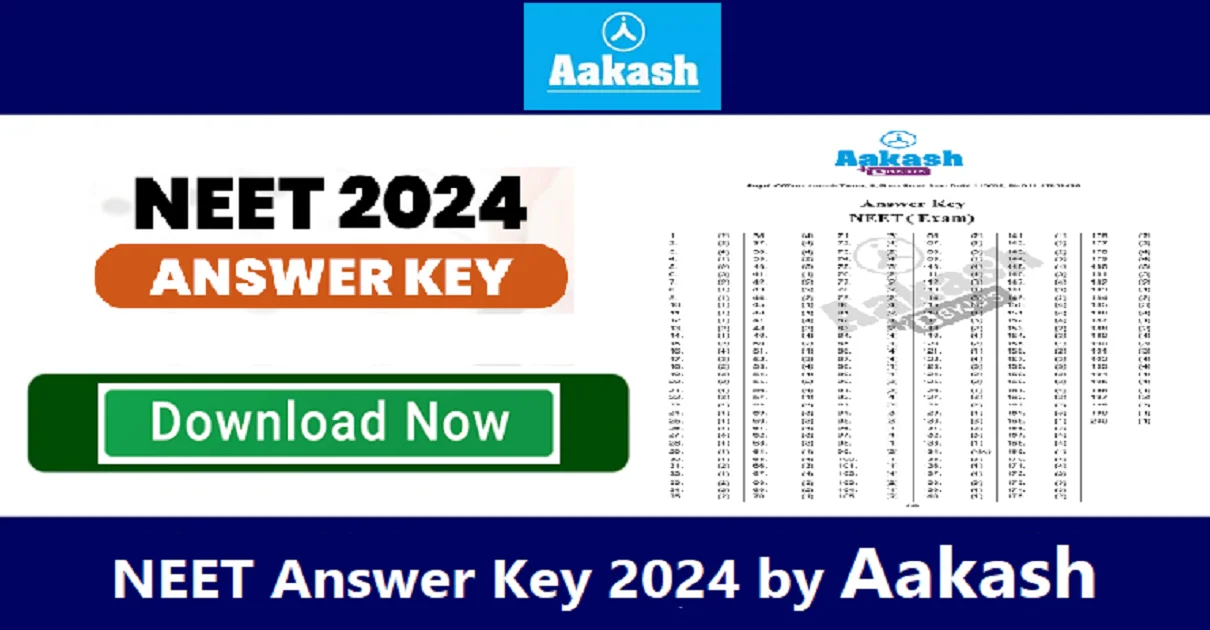 NEET UG 2024 Answer Key by Aakash Download Question Paper Solutions PDF